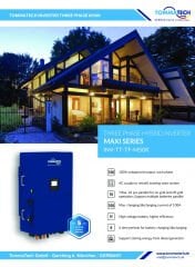 TommaTech Trio Hybrid M 50KW HV Maxi Trifaze On Grid İnverter