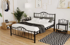 Orkide Çift Kişilik Yatak Odası Ferforje Metal 120x200 140x190 140x200 150x200 160x200 180x200 Karyola