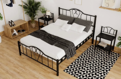 Orkide Çift Kişilik Yatak Odası Ferforje Metal 120x200 140x190 140x200 150x200 160x200 180x200 Karyola