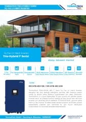 TommaTech F Serisi 20kW 48V Trifaze LV Hibrit İnverter