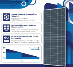 Yapısolar 550 W Half-Cut Monokristal Güneş Paneli