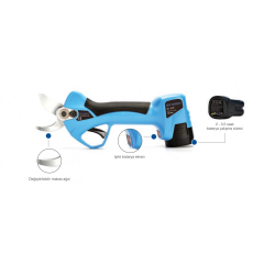 Energy 32mm Akülü Budama Makası 3 Akülü 16.8 Volt