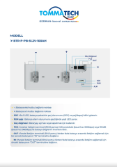TommaTech 51.2V 100Ah LiFePO4 PB LFP Lityum Batarya