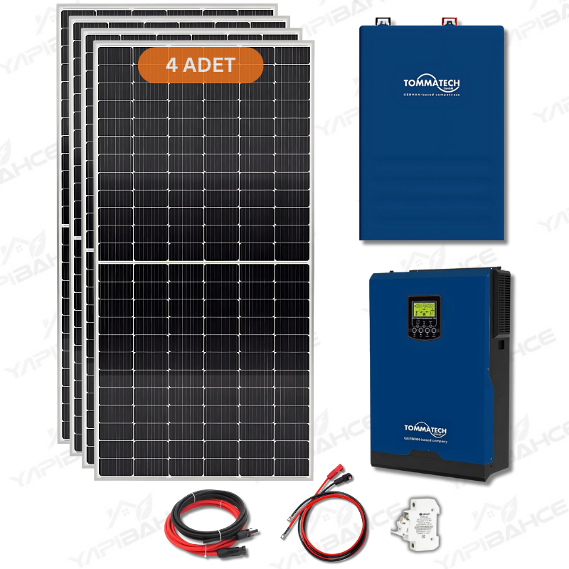 Tommatech 5 kW Lityum Hazır Solar Enerji Paketi PB