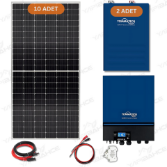 Yapı Solar TommaTech 11 Kw Lityum Akülü Hazır Solar Enerji Paketi