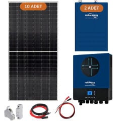 Yapı Solar TommaTech 11 Kw Lityum Akülü Hazır Solar Enerji Paketi