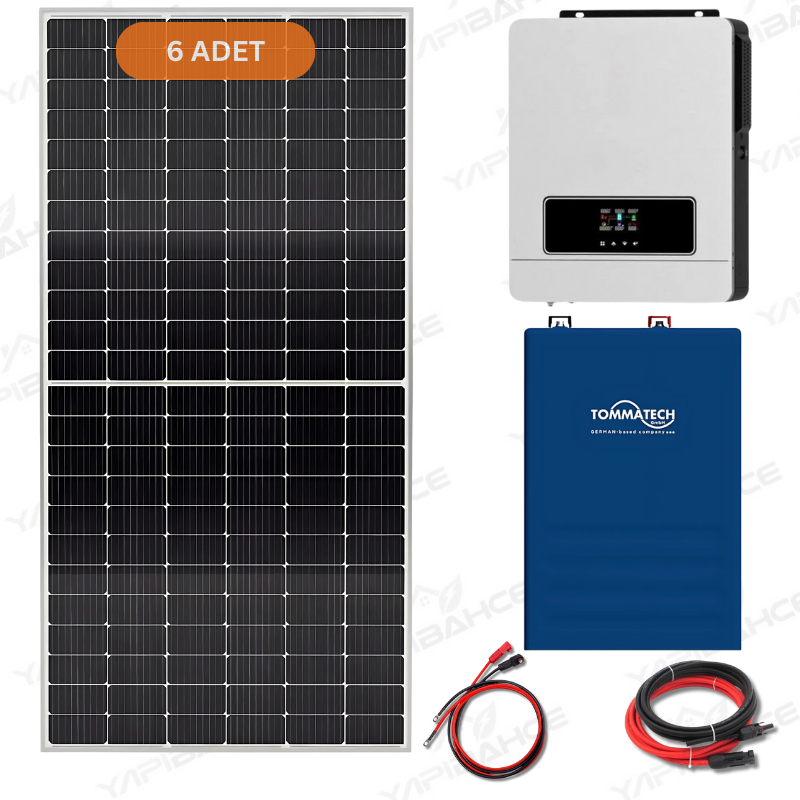 Yapı Solar 6.2 Kw Lityum Hazır Solar Enerji Paketi