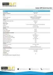 Mexxsun Tam Sinüs Akıllı İnverter 48V 8000W Twin (MAX 8000)