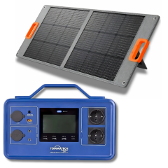 Tommatech 512 W Taşınabilir Güç Kaynağı  Katlanabilir Panel Paketi