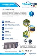 TommaTech Easy Life 110Wp Katlanabilir Güneş Paneli