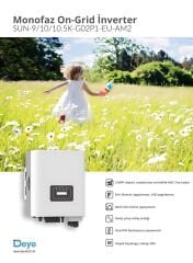 Deye 10 Kw Monofaze On-Grid İnverter