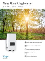 Deye 10 Kw Mppt Trifaze Şebeke Bağlantılı On Grid 10 Kva Inverter