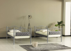 Meyra 90x190 Ve 90x200 Yatak Ölçülü Genç Çocuk Odası Metal Karyola Ve Ranza