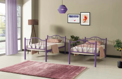 Papatya 90x190 Ve 90x200 Yatak Ölçülü Genç Çocuk Odası Metal Ranza Ve Karyola