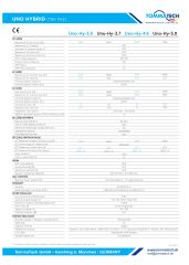 TommaTech Uno Hybrid 5.0kW Tek Faz İnverter