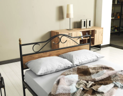 Bitez Çift Kişilik Yatak Odası Ferforje Metal 140x190 140x200 150x200 160x200 180x200 Karyola