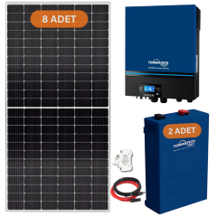 TOMMATECH 7.2 KW 51.2 KW Lityum Akülü Hazır Solar Enerji Paketi