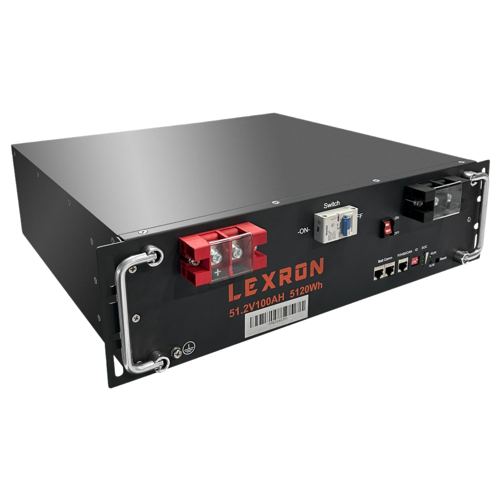 Lexron 51.2V 100AH Lityum Akü (Kaset Tipi)