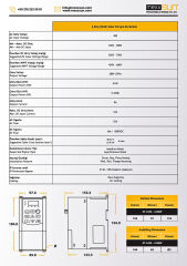 Mexxsun 10 Hp 7.5 Kw 1000 Vdc Solar Pompa Sürücüsü Trifaze