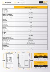 Mexxsun 3hp 2,2 Kw Solar Pompa Sürücüsü Trifaze
