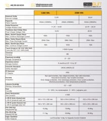 Mexxsun 12.8 V 100 AH Lityum Akü