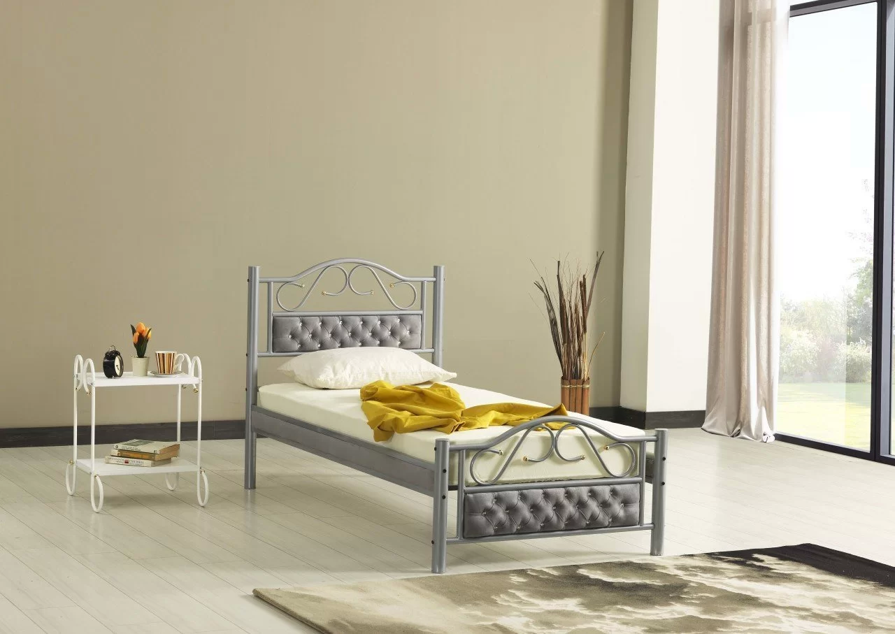 Paris 90x190 90x200 Tek Kişilik Genç-çocuk Odası Metal Karyola