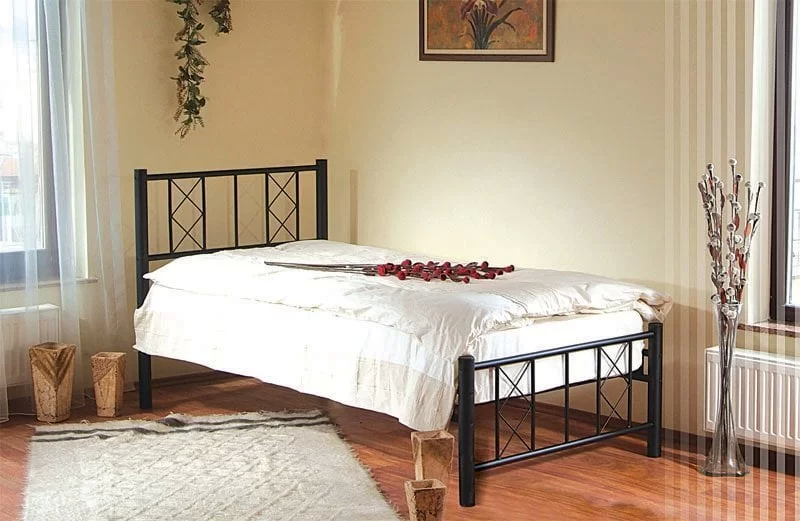 Carme Tek Kişilik Genç-çocuk Yatak Odası Ferforje Metal 90x190 90x200 Karyola