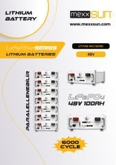 Mexxsun Lityum Akü 48V 100Ah LiFePo4