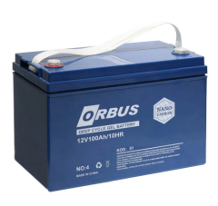 Orbus 12V 100AH Jel Akü Palet (36 Adet)