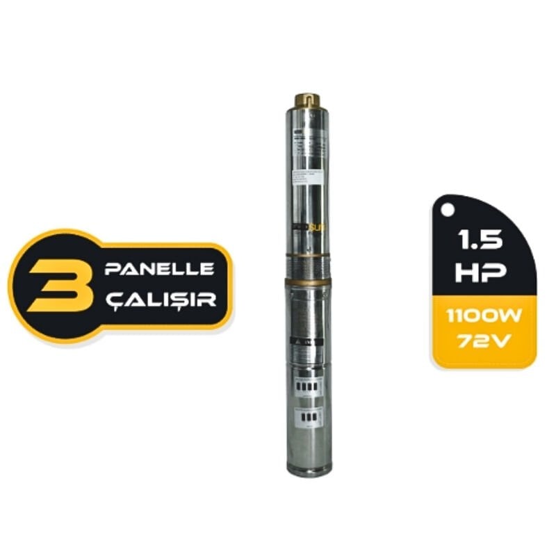 Mexxsun DC Pompa 1.5Hp / 1100W / 72V (4DC6-84-72-1100)