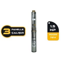 Mexxsun DC Pompa 1.5Hp / 1100W / 72V (4DC6-84-72-1100)