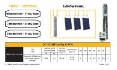Mexxsun DC Pompa 1.6Hp / 1300W / 110V (4DC6-112-110-1300)