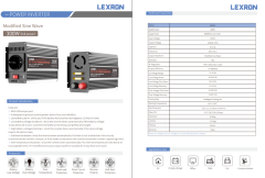 Lexron 12 V 300 w Modifiye Sinüs İnverter