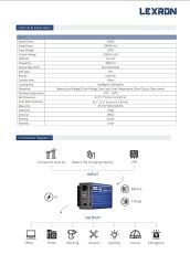 Lexron 12V 1000W Tam Sinüs UPS İnverter