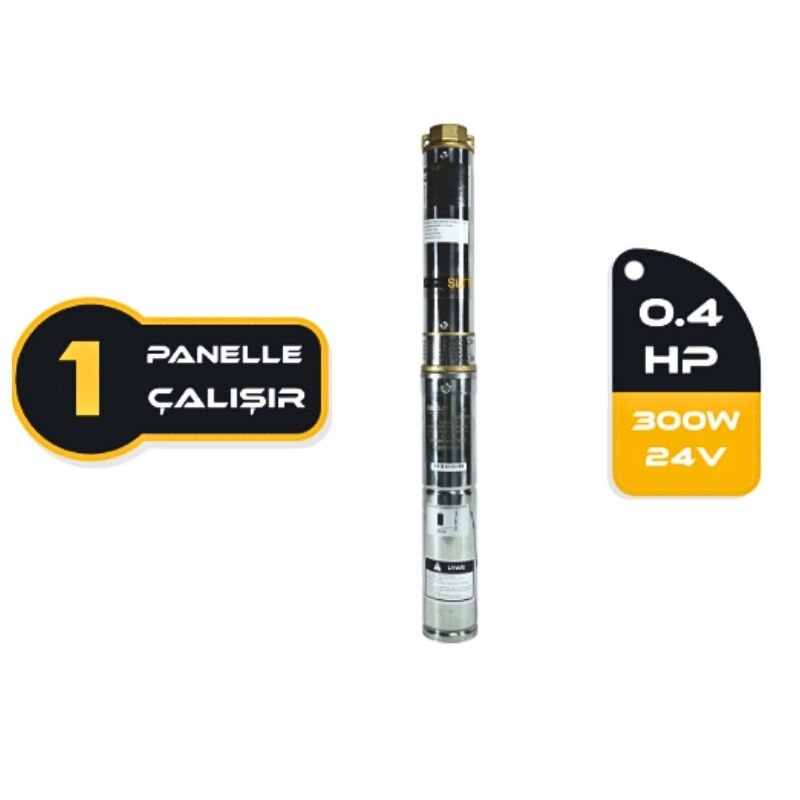 Mexxsun DC Pompa 0.4 Hp / 300W / 24V (3RDC3-35-24-300)