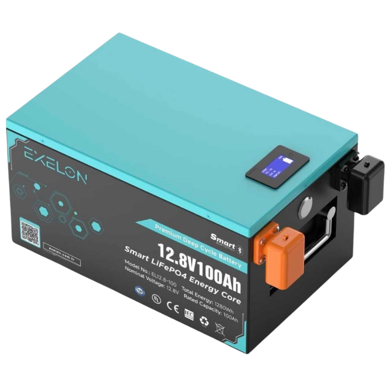 Exelon 12.8 V 100 Ah Lityum Akü