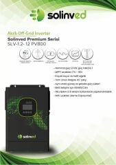Solinved 1.2 kW 12V Gordion Serisi MPPT Off-Grid İnverter