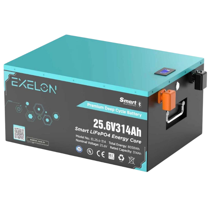 Exelon 25.6 V 314 Ah Lityum Akü Bluetooth Özellikli