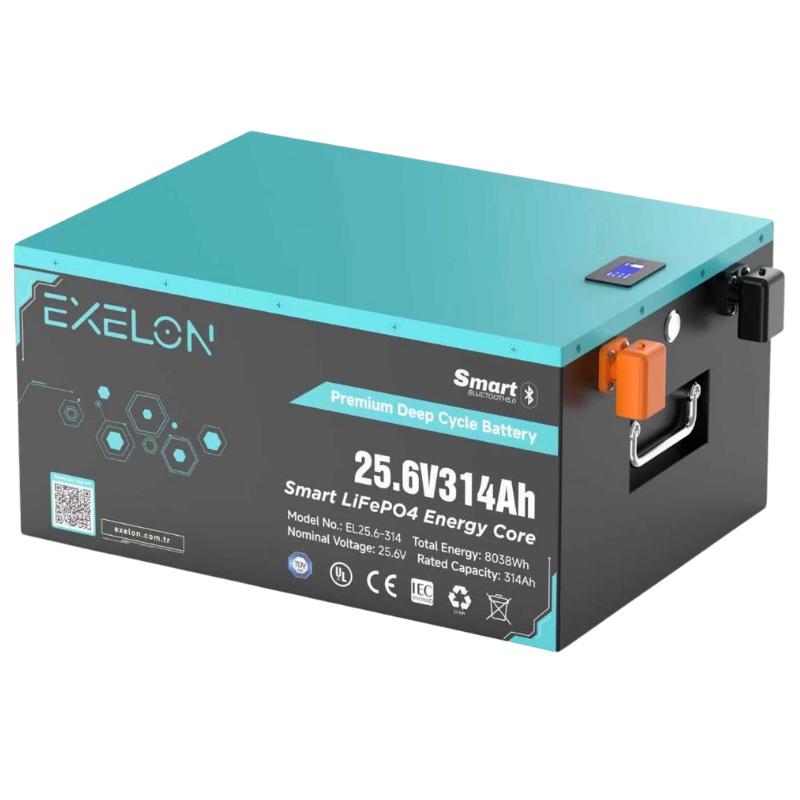 Exelon 25.6 V 314 Ah Lityum Akü Bluetooth Özellikli