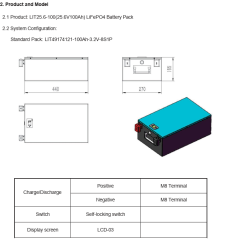 Exelon 25.6 V 100 Ah Lityum Akü Bluetooth Özellikli