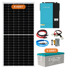 Yapı Solar 6.2 Kw 6200 W 220 Volt Hazır XL Solar Enerji Paketi
