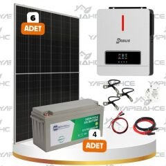 Yapı Solar 6.2 Kw 6200 W 220 Volt Hazır L Solar Enerji Paketi