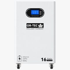 Ortec 51.2 V 314 Ah 16 kWh Lityum LiFePO4 Truva Batarya