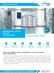 TommaTech 60 KW Modüler HV Yüksek Voltajlı Enerji Depolama Sistemi