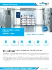 TommaTech 40 KW Modüler HV Yüksek Voltajlı Enerji Depolama Sistemi
