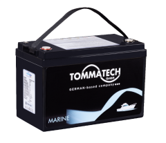TommaTech 12.8 V 100 AH Marin Bluetooth Lityum Batarya