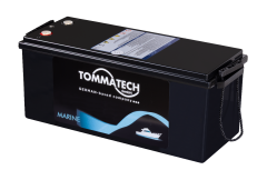 TommaTech 12.8 V 200 AH Marin Bluetooth Lityum Batarya