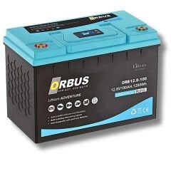 Orbus 12.8 V Volt 100 Amper Lityum Lifepo4 Akü
