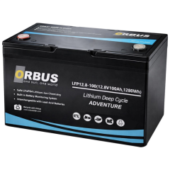 Orbus 12.8 V Volt 100 Amper Lityum Lifepo4 Akü Ws