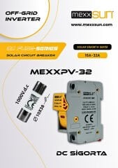 Mexxsun 16 Ah 1000 V DC Sigorta + Sigorta Yuvası